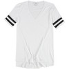 bar III Womens Illusion Varsity Basic T-Shirt - 2 of 3