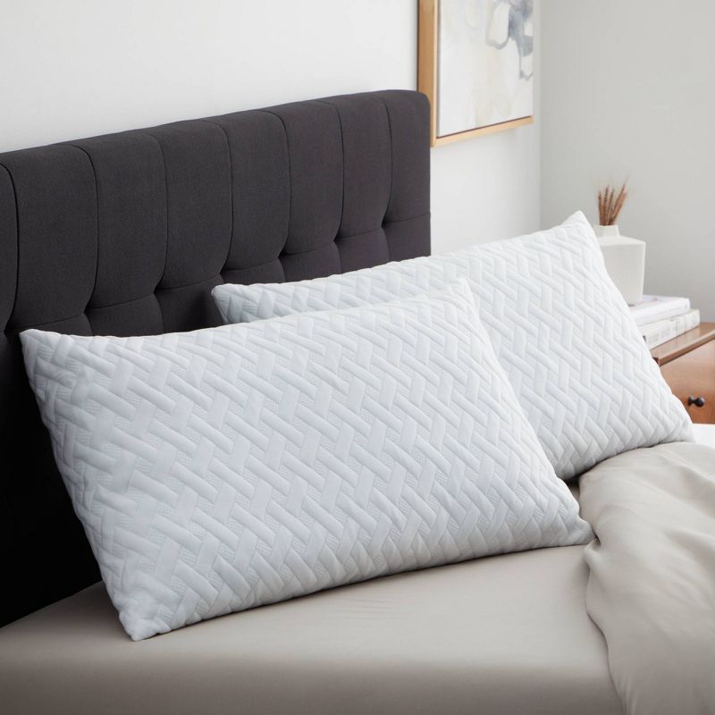 2pk Essentials Shredded Memory Foam Bed Pillow - Linenspa, 1 of 17