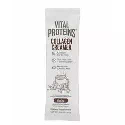 Vital Proteins Collagen Creamer Mocha Stick Pack Box Dietary Supplement - 14ct