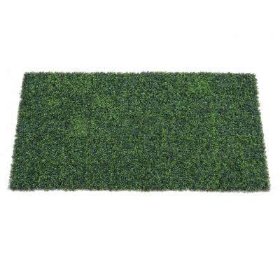 Vickerman 50" Artificial Green Boxwood Mat.