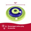 Coastal Pet Turbo Catnip Hurricane Cat Toy - Interactive Double Cat Toy Ball Track - for Cats and Kittens - Green and Blue - 16" - 4 of 4
