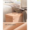 SONGMICS Storage Ottoman Bench Folding Storage Footrest 2 Extra Storage Boxes Hold up to 660 lb - 3 of 4
