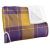University At Albany Campus Plaid Spirit Silky Touch Super Soft Throw Blanket 50x60 - 3 of 4