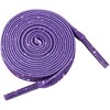 INSPIRE CHIC Flat Colorful Speckled Ink Shoestring Print Shoe Laces for Sneakers 2 Pairs - 4 of 4