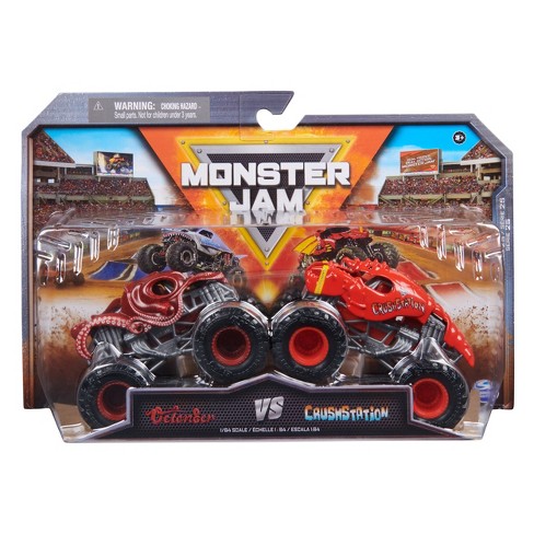 Spin Master Monster Jam, Color-Changing Die-Cast Monster Trucks 2-Pack