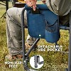 TIMBER RIDGE Folding Camping Chair, Portable Lightweight Aluminum Directors Chair with Side Table and Side Pocket for Outdoor, Lawn - 2 of 4