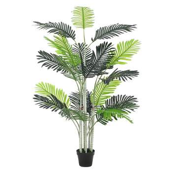 Artificial Palm Tree, 4.7 Feet Fake Tropical Paradise Palm Plant