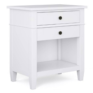 24" Sterling Solid Wood Nightstand White - WyndenHall - 1 of 4