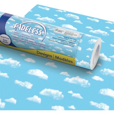 Fadeless Designs Paper Roll, Clouds, 48 Inches x 50 Feet