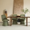 Spruce&Spring Upholstered Swivel Armless Dining Chair for Kitchen Living Room - 3 of 4