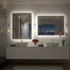 Apmir Super Bright 192 LEDs/m Back LED Lighted Anti-Fog Tempered Glass Bathroom/Vanity Mirror with ETL & 3-Year Warranty - 4 of 4