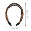Unique Bargains Women's Dot Pattern Headband 5.91"x4.33" 1 Pc - 4 of 4