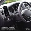 iHome Magnetic Wireless Charging Air Vent Car Mount, 10W, Compatible with MagSafe Cases, White - 4 of 4