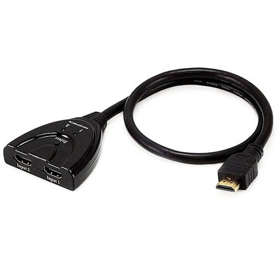 Monoprice Blackbird - 2x1 HDMI 1.4 Switch | Pigtail, HDCP 1.4, 1080P@60hz