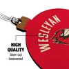 Wesleyan University Cardinals Logo Wood Christmas Tree Holiday Ornament - 3 of 4