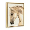 Stupell Industries Country Horse Farm Animal Portrait Floating Frame Canvas Art, Gold, 17" x 21" - 2 of 4