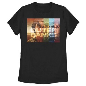 Women's Outer Banks Faces Poster T-Shirt - 1 of 4