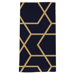 Briarwood Lane Everyday Hand Towel 26x18 Blue Geometric Hand Towel - 1 of 3