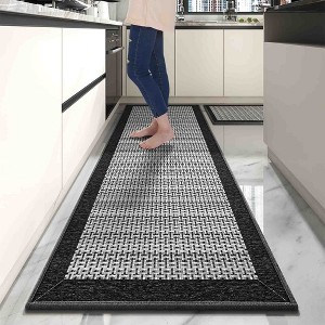 BAGOKIE Non Slip Kitchen Rug Set of 2 - 1 of 4