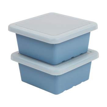 Teal Small Plastic Storage Bin 6 Pack - by TCR