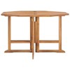 vidaXL Outdoor Dining Table Folding Patio Table Garden Furniture Solid Teak Wood - 4 of 4