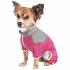 Pet Life (R) Active 'Embarker' Heathered Performance 4-Way Stretch Two-Toned Full Body Warm Up - 2 of 4