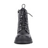 Olivia Miller Girl's Galaxy Gal Combat Boots - image 4 of 4