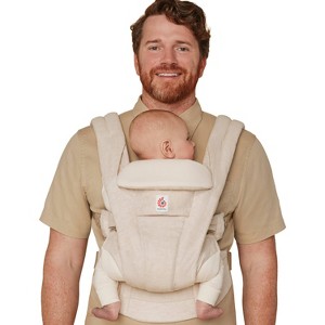 Ergobaby Omni Deluxe Linen All-in-One Baby Carrier - Natural Linen - 1 of 4
