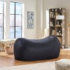 Madison Faux Suede Beanbag 5' - Christopher Knight Home : Target