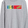 Men's - UNO - Card Spread Long Sleeve Graphic T-Shirt - 2 of 4