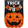 Briarwood Lane Trick Or Treat Pumpkin Burlap Halloween Garden Fla - 3 of 4