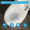 Dyonery Smart Bidet Toilet with  Auto Open/Close Lid & Seat, Foot Sensor Flush, Tankless One Piece Elongated, Heated Seat, - 3 of 4