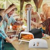 Costway 12" Multi-Fuel Pizza Oven Propane & Wood Fired Pizza Maker Portable - image 2 of 4