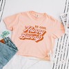 Simply Sage Market Women's Be Cool Hunny Bunny Short Sleeve Relaxed Fit Cropped Tee - 2 of 4