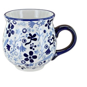 Blue Rose Polish Pottery K068 Manufaktura Large Bubble Mug - 1 of 1