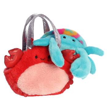 Aurora Small Crab Fancy Pals Fashionable Stuffed Animal Blue 6.5"