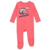 Disney Winnie the Pooh Baby 2 Pack Snap Sleep N' Play Coveralls Newborn to Infant - image 3 of 4