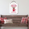 Courtside Market Candy Cane 12x16 Hanging Artboard with Twine - 2 of 2