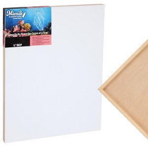 Creative Mark Mimik Recycled PET Cradled Canvas Panel 3/4" Depth - Medium-Textured Painting Board for Eco-Conscious Artists, 14.11 oz - 1 of 4