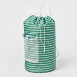Backpack Laundry Bag Textured Striped - Brightroom™