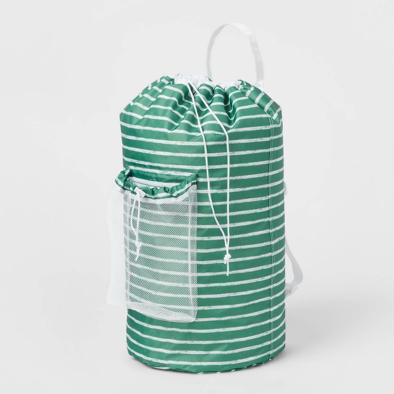 Backpack Laundry Bag Textured Striped - Brightroom™, 1 of 5