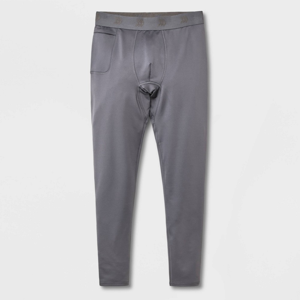 Men's Slim Fit Heavyweight Thermal Pants - All in Motion™ Gray S