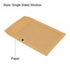 Unique Bargains Mailing Statement Photos Catalogs Full Face Window Clear Single Sided Envelopes - 4 of 4