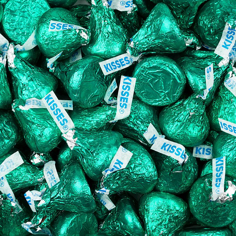 Green Hershey's Kisses Candy Milk Chocolates, 2 of 4