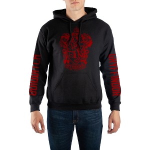 Harry Potter House Gryffindor Coat of Arms Fleece Hoodie Sweatshirt - 1 of 1