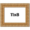 PosterPalooza | Photo Size Contemporary Gold Picture Frame - UV Acrylic, Foam Board Backing, Hanging Hardware - 2 of 4
