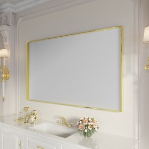 Right Angle Aluminum Mirror Silver - 1 of 4