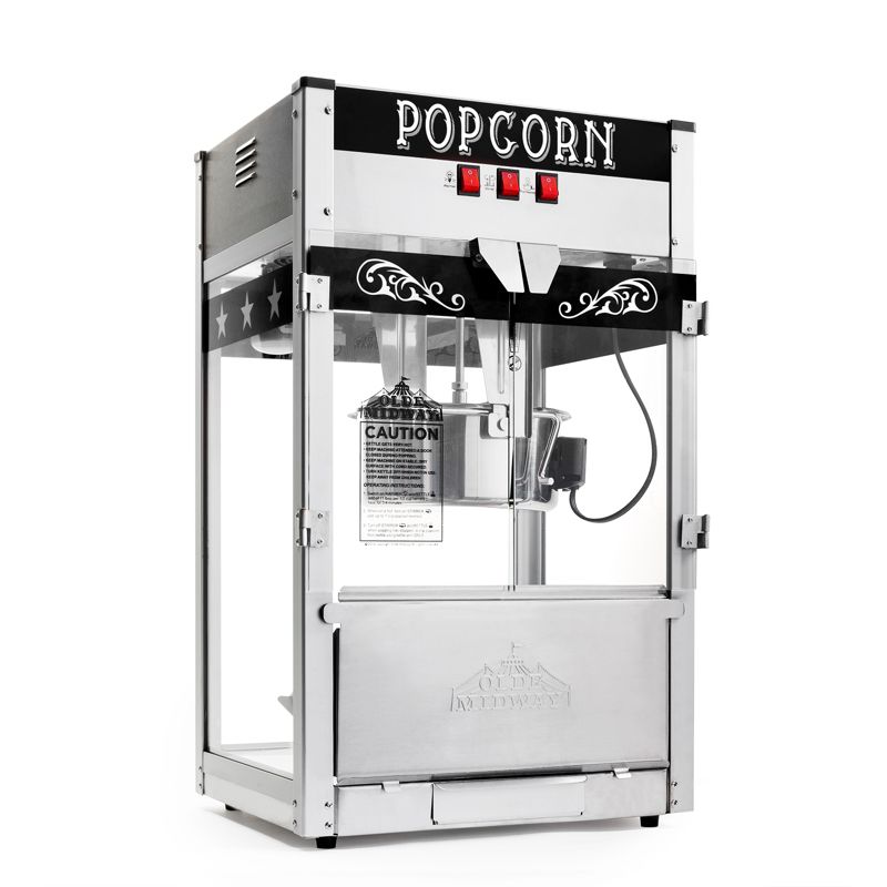 Olde Midway Commercial Popcorn Machine, Bar Style Popper with 12 Ounce Kettle, 1 of 8