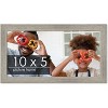 PosterPalooza | 10x5 Wide Barnwood Picture Frame, UV Acrylic, 6 Finishes - Grey, Brown, White, and Black - 2 of 4