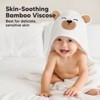 KeaBabies Cuddle Baby Hooded Towel, Organic Baby Bath Towel, Hooded Baby Towels, Baby Beach Towel for Newborn, Kids - 3 of 4